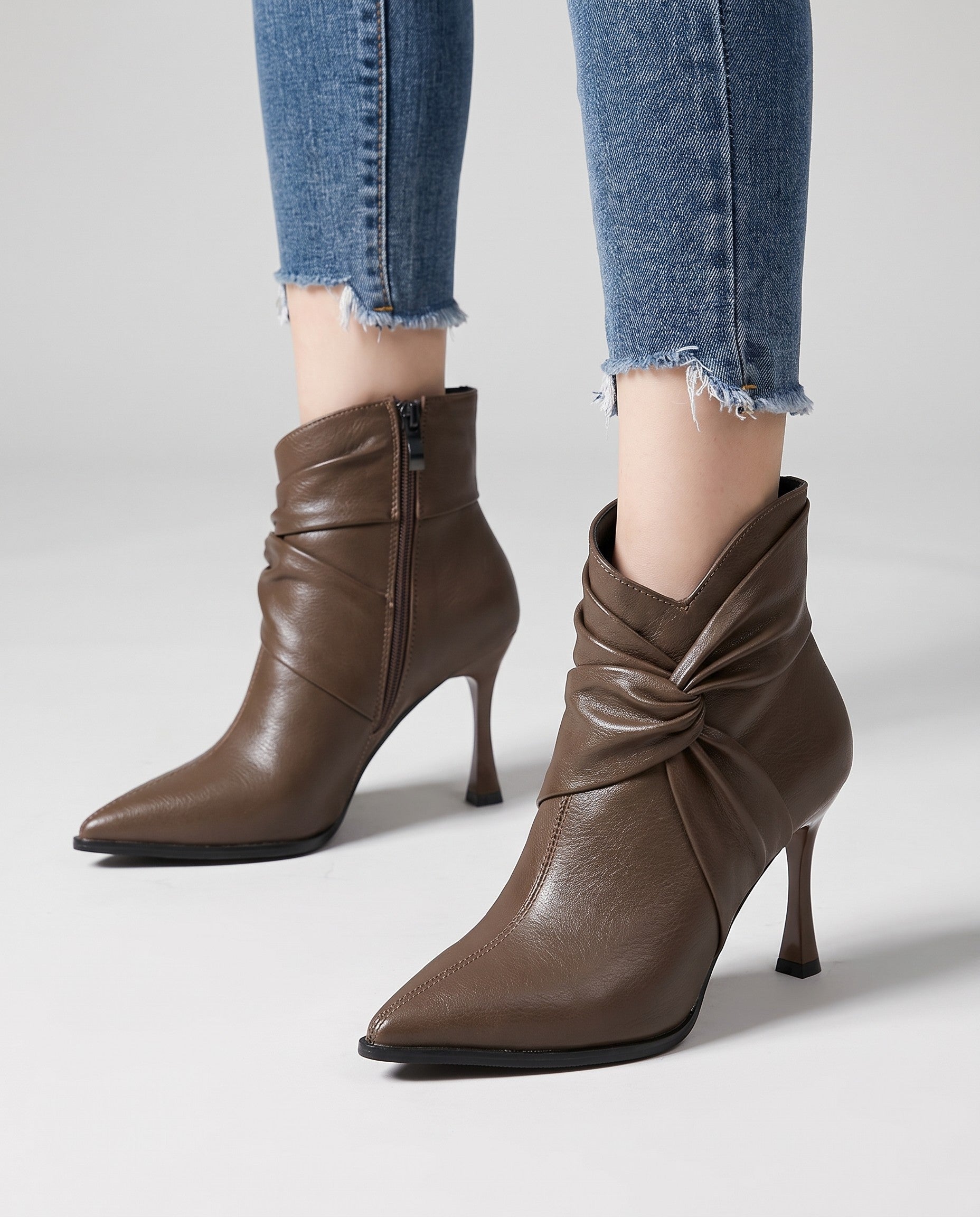 Vespera Stiletto Ankle Boots