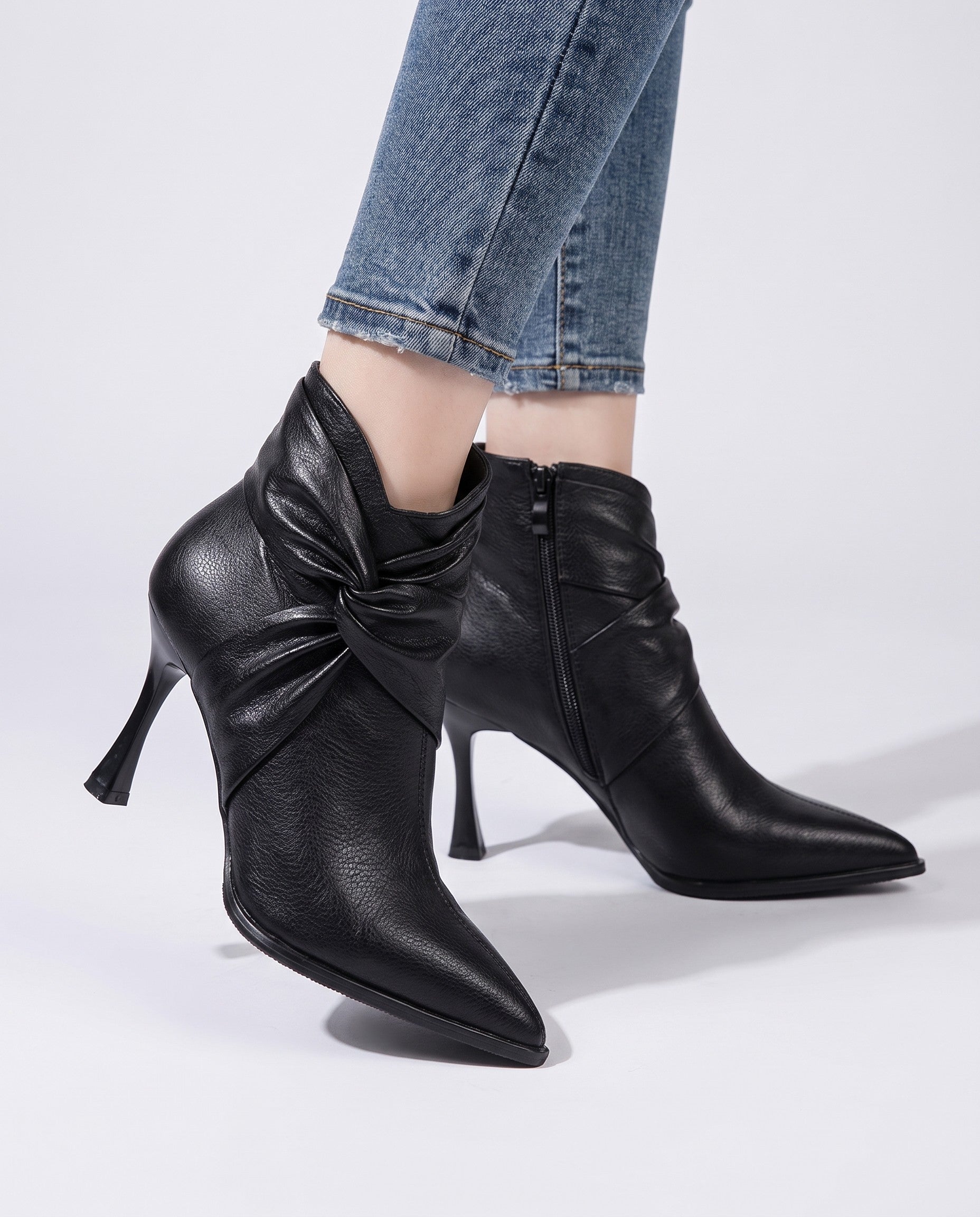Vespera Stiletto Ankle Boots