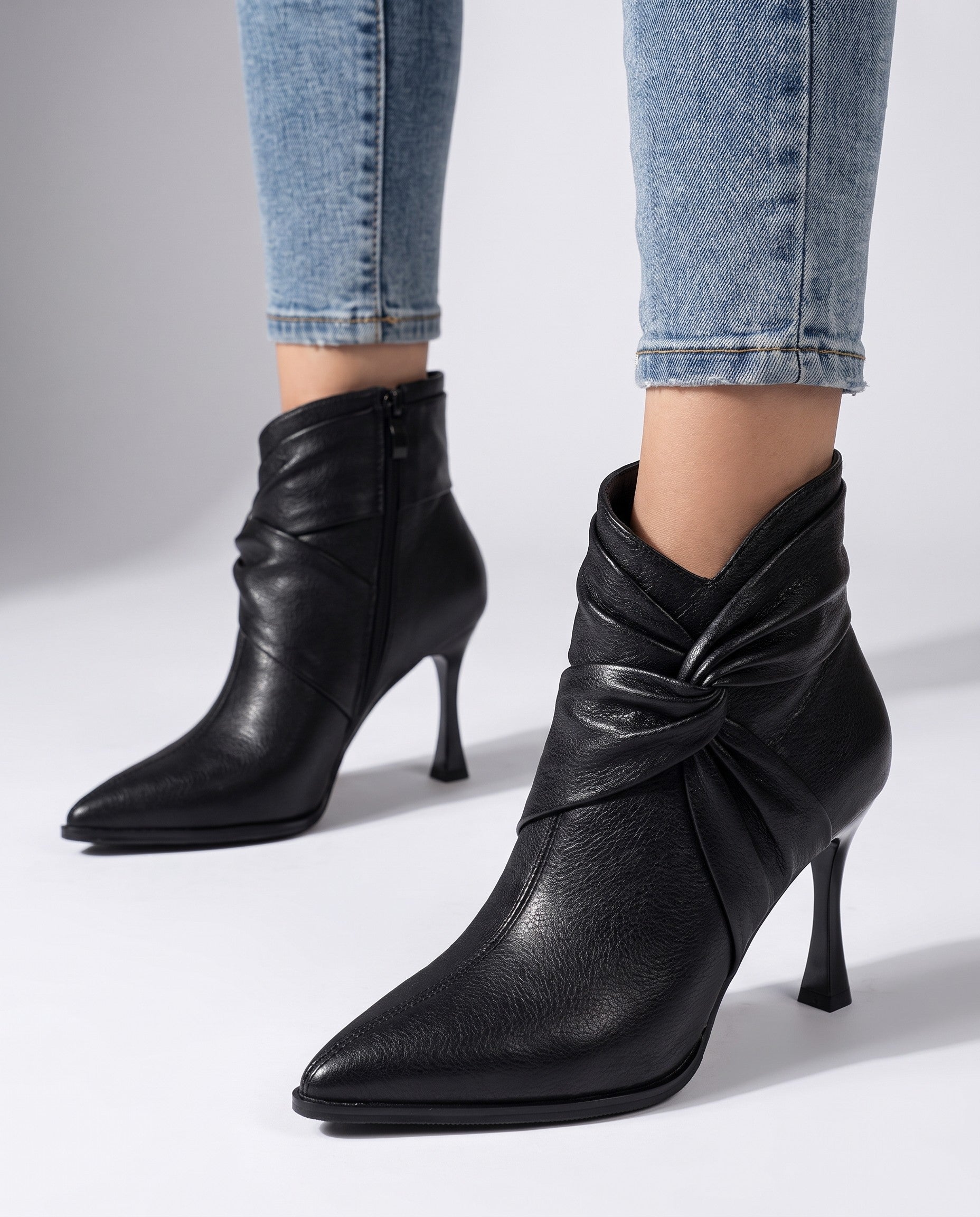 Vespera Stiletto Ankle Boots
