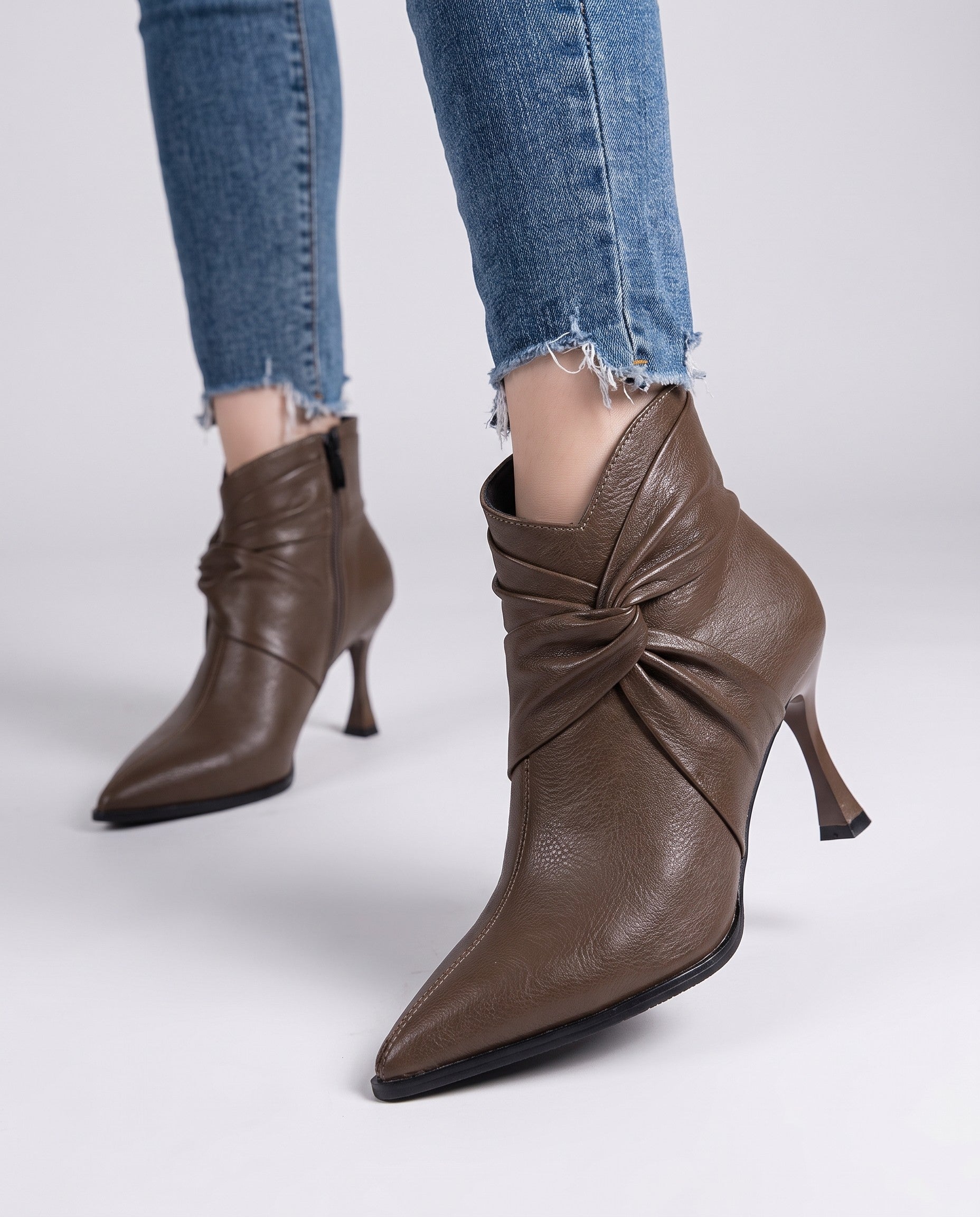 Vespera Stiletto Ankle Boots