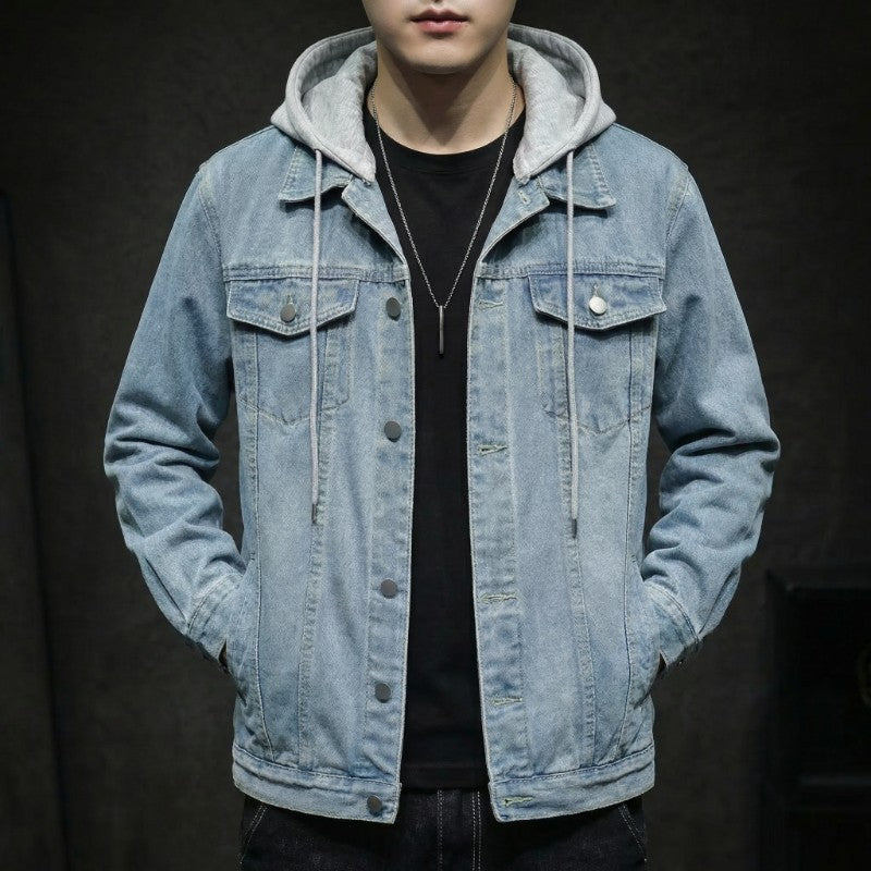 Walker | Denim Hooded Jacket