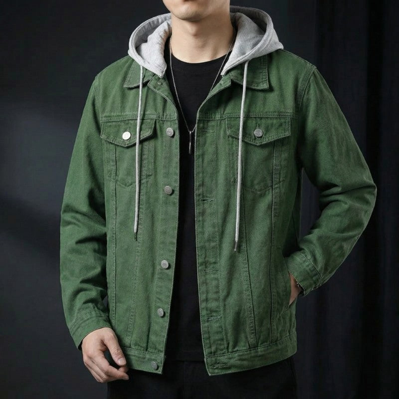 Walker | Denim Hooded Jacket