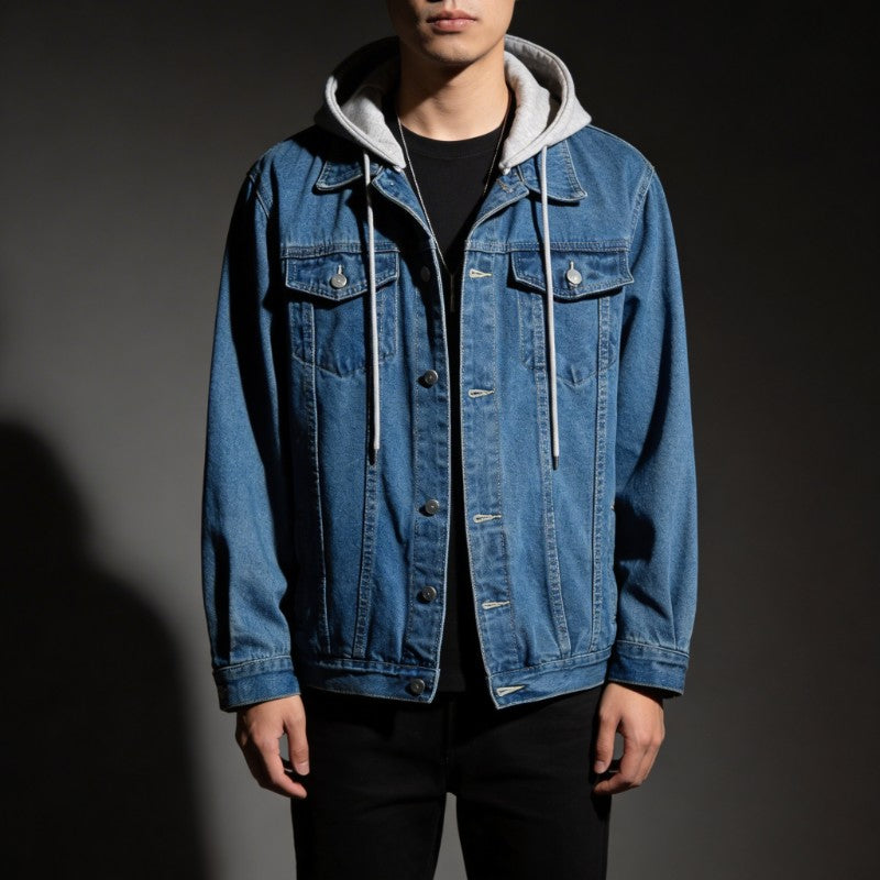 Walker | Denim Hooded Jacket