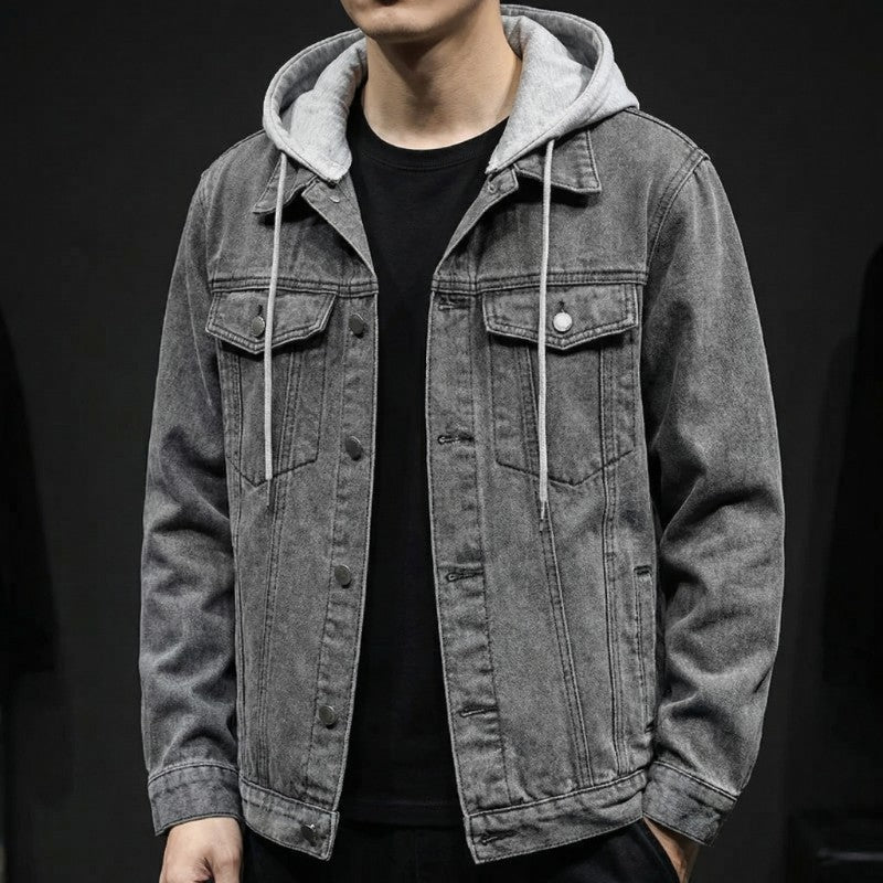 Walker | Denim Hooded Jacket