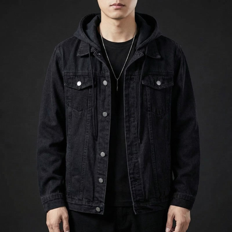 Walker | Denim Hooded Jacket