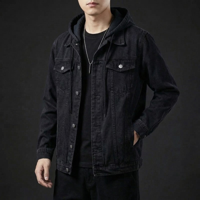 Walker | Denim Hooded Jacket