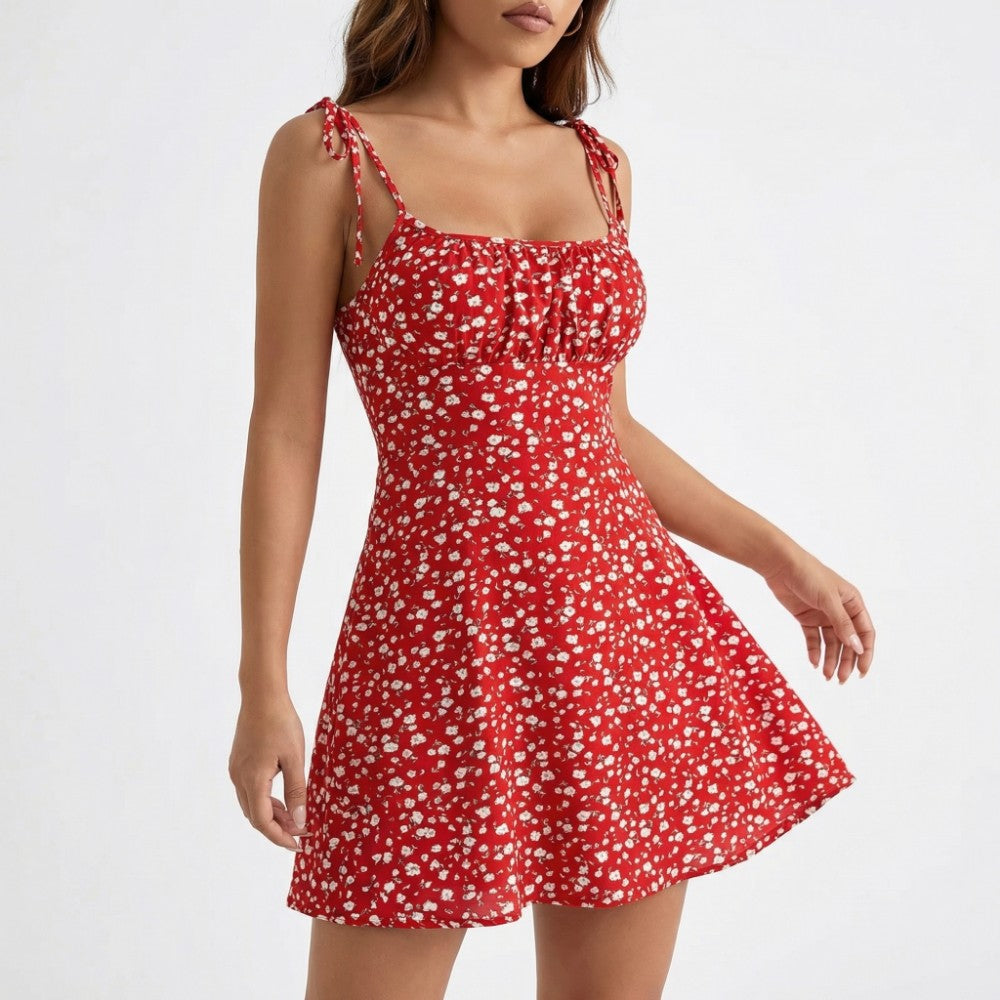 Evelyn Floral Mini Dress