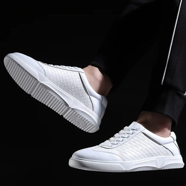 Roen Woven Leather Sneakers
